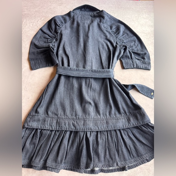 Sam Edelman Black Dress with Gold Buckle - Picture 7 of 11